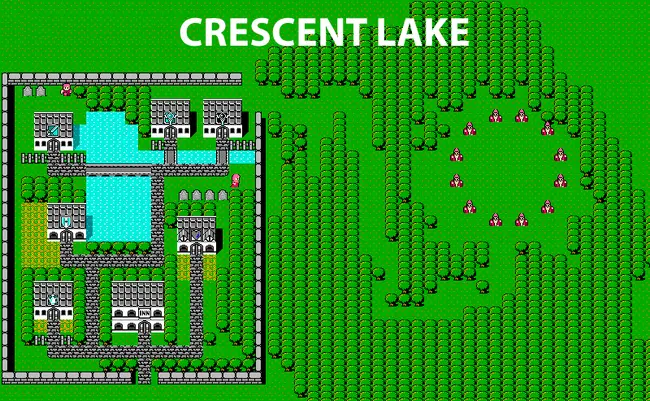 Crescent Lake Map