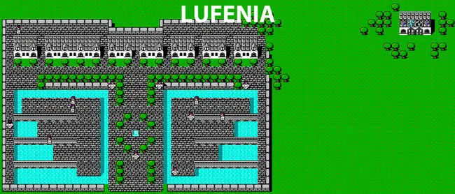 Lufenia Town Map