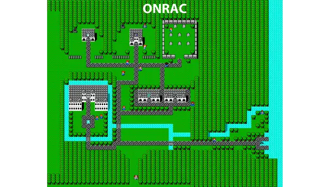 Onrac Map